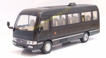 ماکت فلزی مینی‌بوس تویوتا کستر (Toyota Coaster 1:24) مشکی