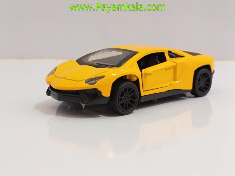 ماشین فلزی لامبورگینی کوچک (LAMBORGHINI 1:48)(72010) زرد