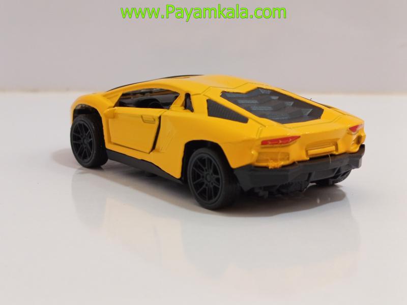 ماشین فلزی لامبورگینی کوچک (LAMBORGHINI 1:48)(72010) زرد