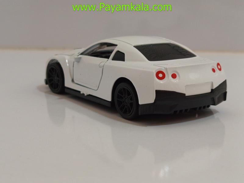 ماشین فلزی نیسان GTR کوچک (NISSAN 1:48)(72010) سفید