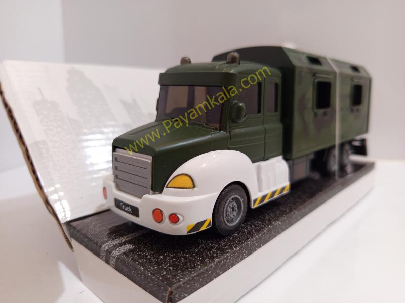 ماکت ماشین نظامی کانتینردار عقبکش (Military Vehicles 1:38) سبز