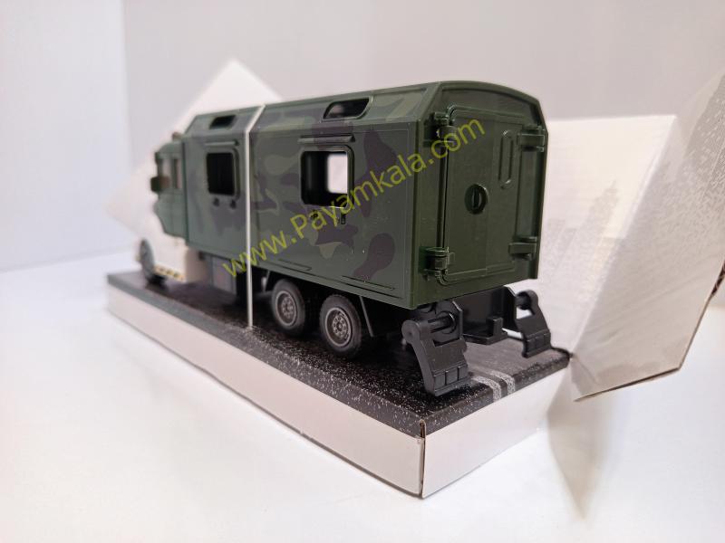 ماکت ماشین نظامی کانتینردار عقبکش (Military Vehicles 1:38) سبز