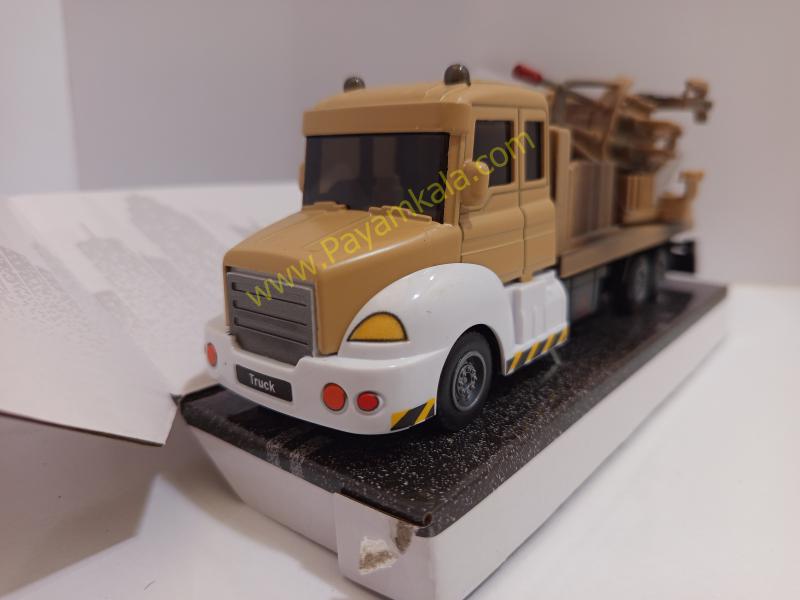 ماکت کامیون نظامی فلزی عقبکش (Military Vehicles 1:38) بژ