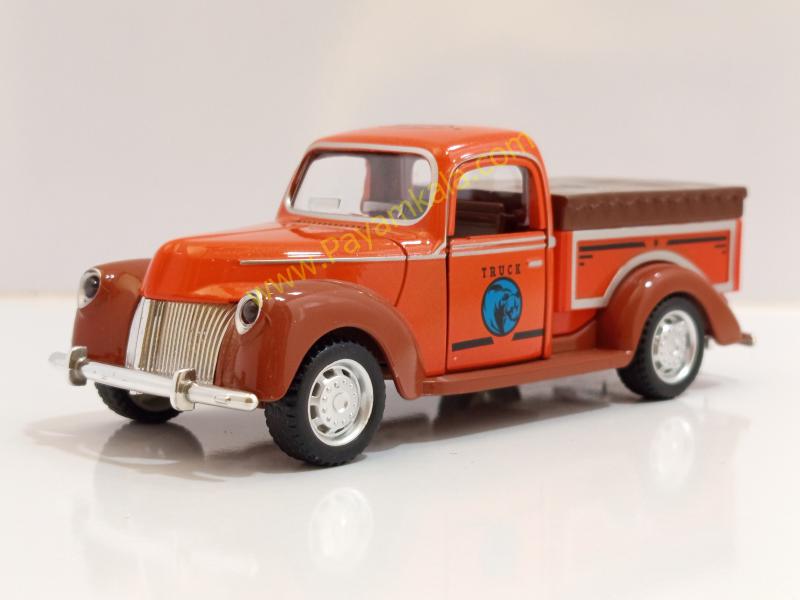 ماشین فلزی فورد قدیمی (YD650A 1:28) نارنجی