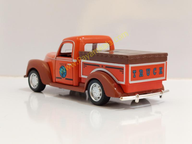 ماشین فلزی فورد قدیمی (YD650A 1:28) نارنجی