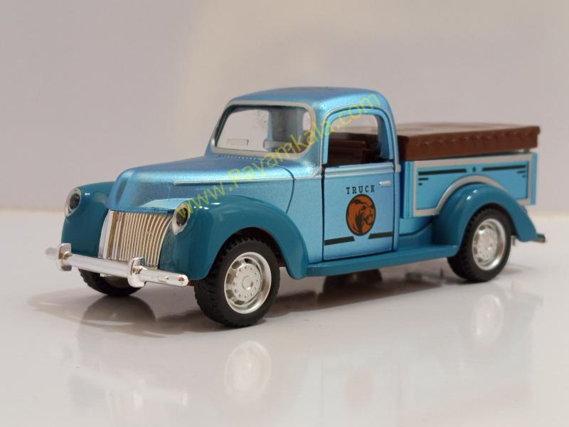 ماشین فلزی فورد قدیمی (YD650A 1:28) آبی