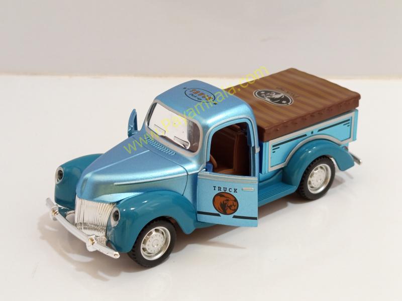 ماشین فلزی فورد قدیمی (YD650A 1:28) آبی