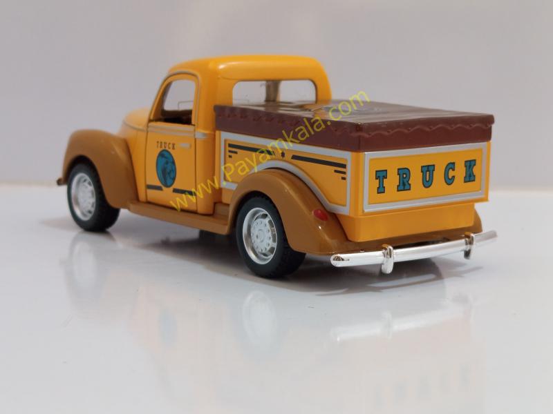 ماشین فلزی فورد قدیمی (YD650A 1:28) زرد