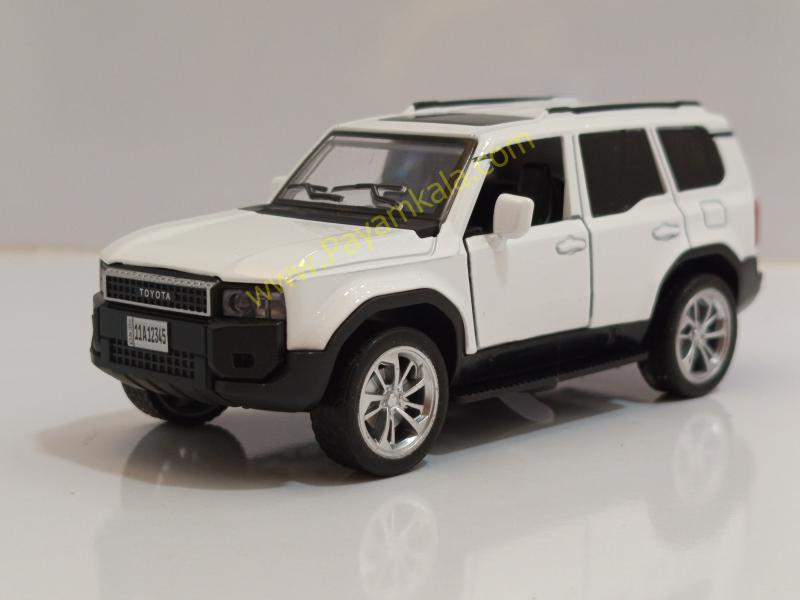 ماشین فلزی تویوتا لندکروزر (3443YT) سفید