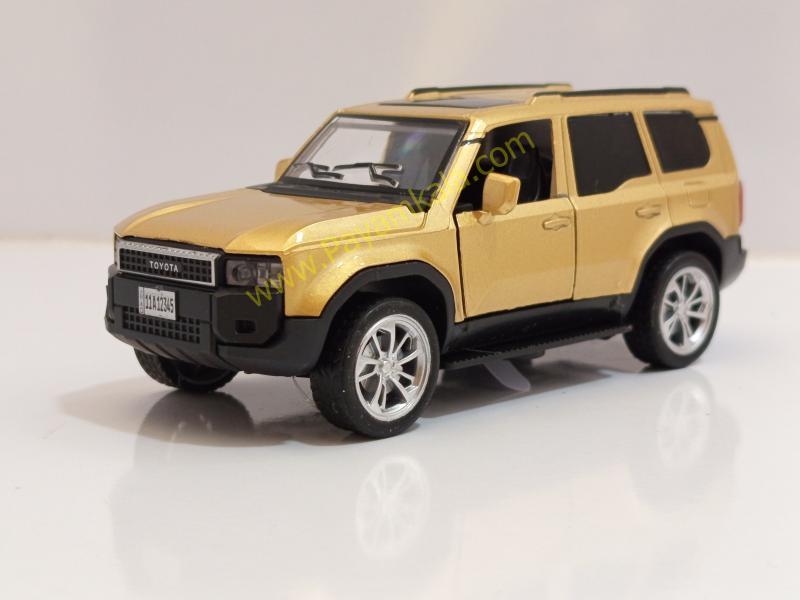 ماشین فلزی تویوتا لندکروزر (3443YT) طلایی