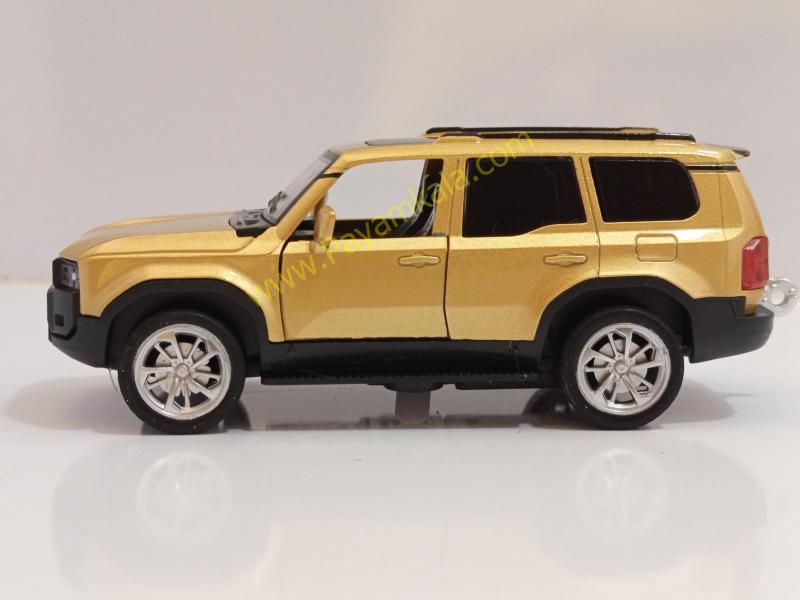 ماشین فلزی تویوتا لندکروزر (3443YT) طلایی
