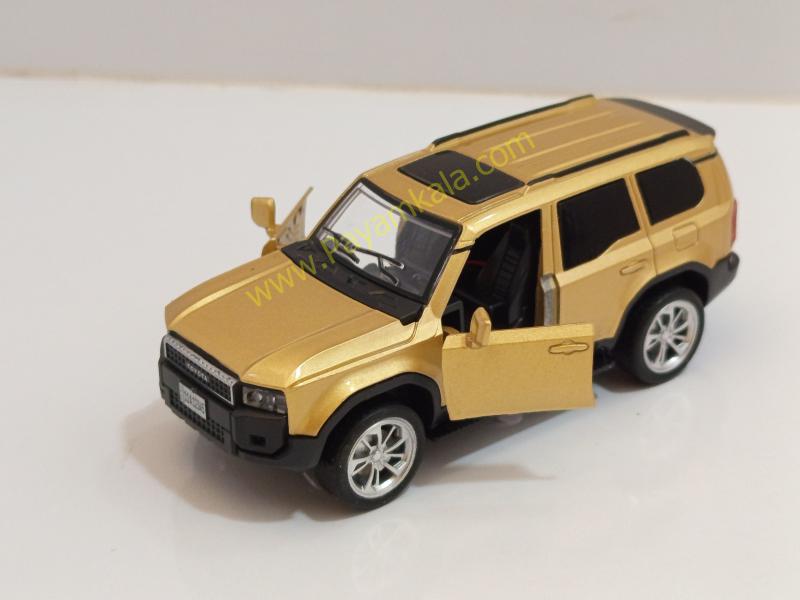 ماشین فلزی تویوتا لندکروزر (3443YT) طلایی