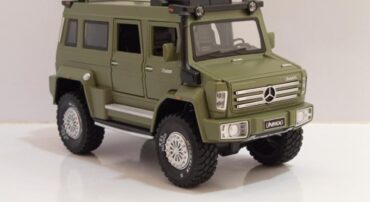 ماکت فلزی مرسدس بنز یونیماگ سبز (Mercedes-Benz Unimog U5000 1:24 XHO)