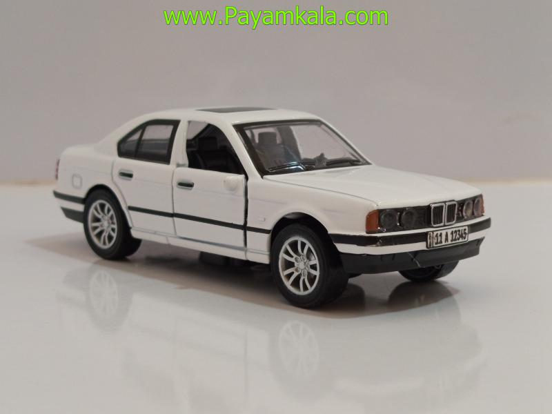ماکت ماشین فلزی ب ام و سری 5 (BMW E34) مقیاس 1:36 سفید