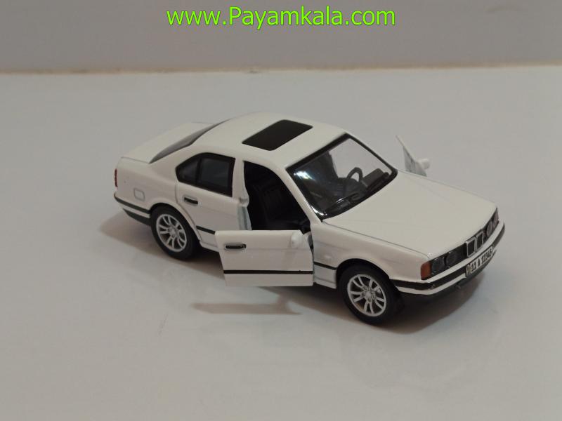 ماکت ماشین فلزی ب ام و سری 5 (BMW E34) مقیاس 1:36 سفید