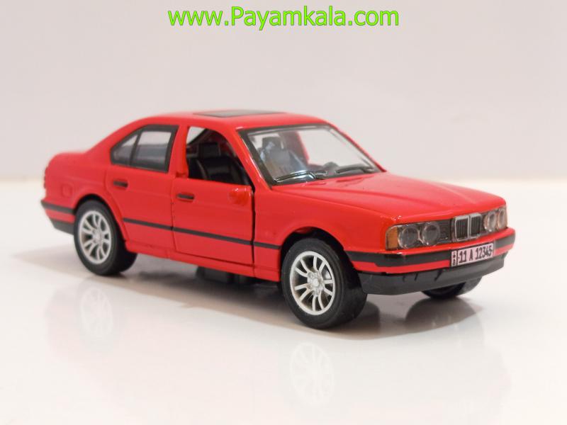 ماکت ماشین فلزی ب ام و سری 5 (BMW E34) مقیاس 1:36 قرمز