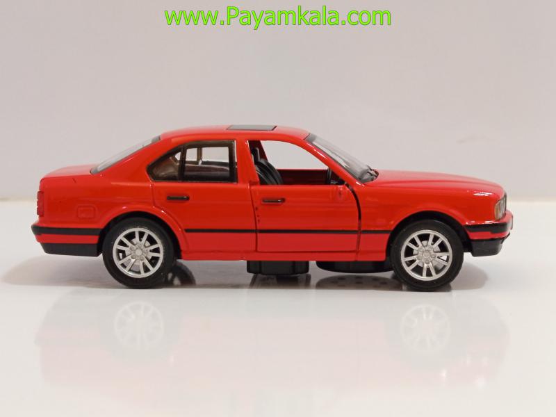 ماکت ماشین فلزی ب ام و سری 5 (BMW E34) مقیاس 1:36 قرمز
