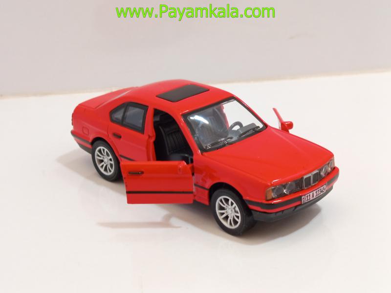 ماکت ماشین فلزی ب ام و سری 5 (BMW E34) مقیاس 1:36 قرمز