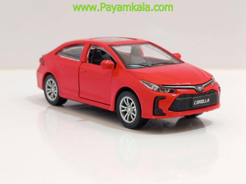 ماشین فلزی تویوتا کرولا (TOYOTA COROLLA) (3493) قرمز