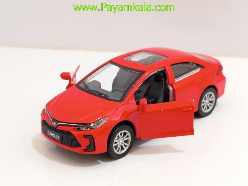 ماشین فلزی تویوتا کرولا (TOYOTA COROLLA) (3493) قرمز