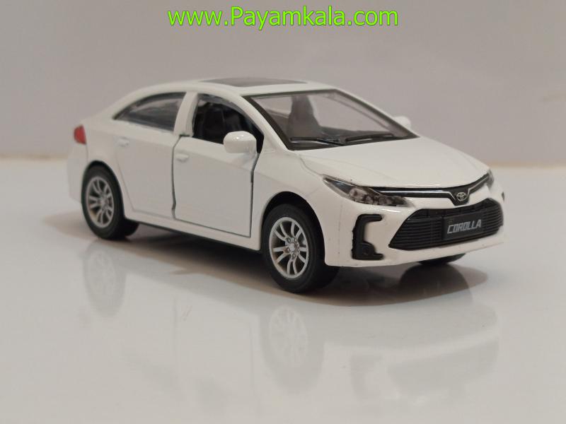 ماشین فلزی تویوتا کرولا (TOYOTA COROLLA) (3493) سفید