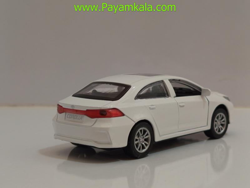 ماشین فلزی تویوتا کرولا (TOYOTA COROLLA) (3493) سفید
