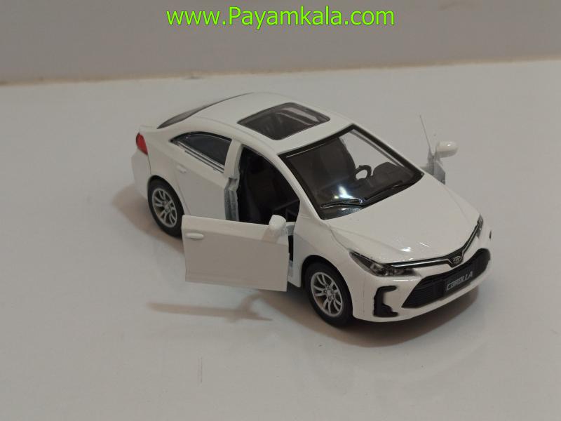 ماشین فلزی تویوتا کرولا (TOYOTA COROLLA) (3493) سفید