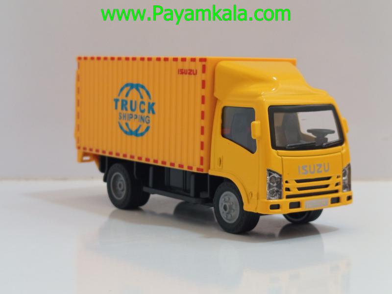 ماکت کامیون ایسوزو فلزی (ISUZU TRUCK) زرد