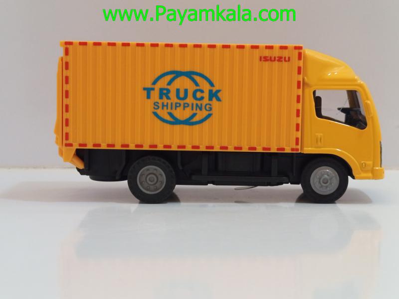 ماکت کامیون ایسوزو فلزی (ISUZU TRUCK) زرد
