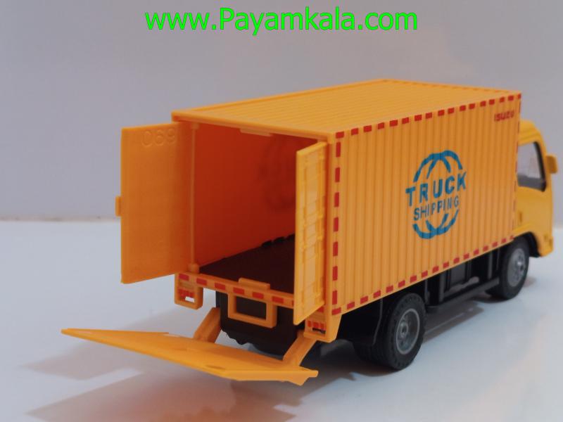 ماکت کامیون ایسوزو فلزی (ISUZU TRUCK) زرد