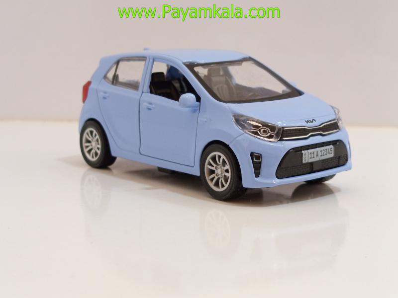 ماشین فلزی کیا مورنینگ (1:36 KIA MORNING) آبی