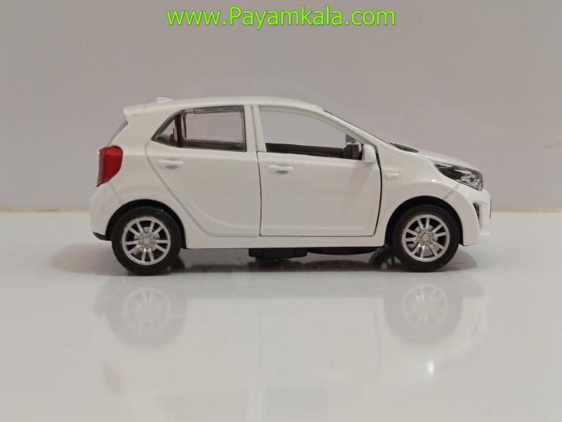 ماشین فلزی کیا مورنینگ (1:36 KIA MORNING) سفید