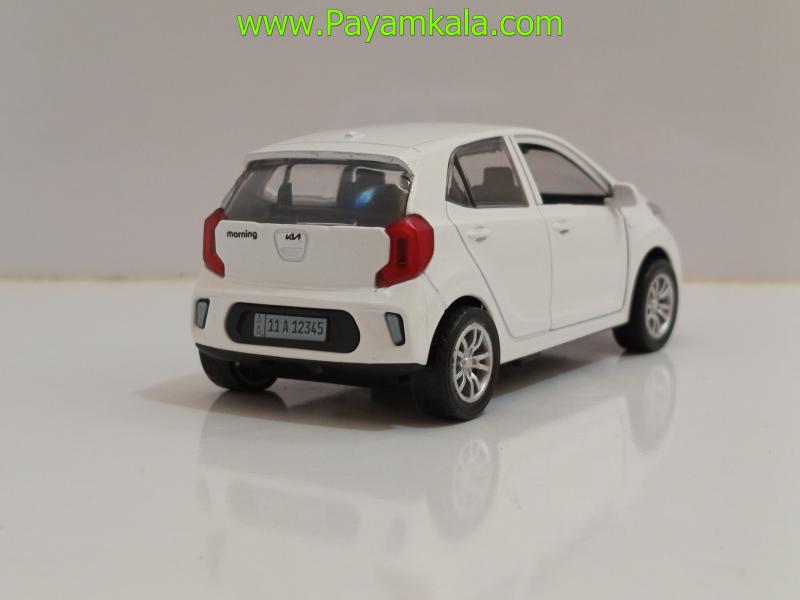 ماشین فلزی کیا مورنینگ (1:36 KIA MORNING) سفید
