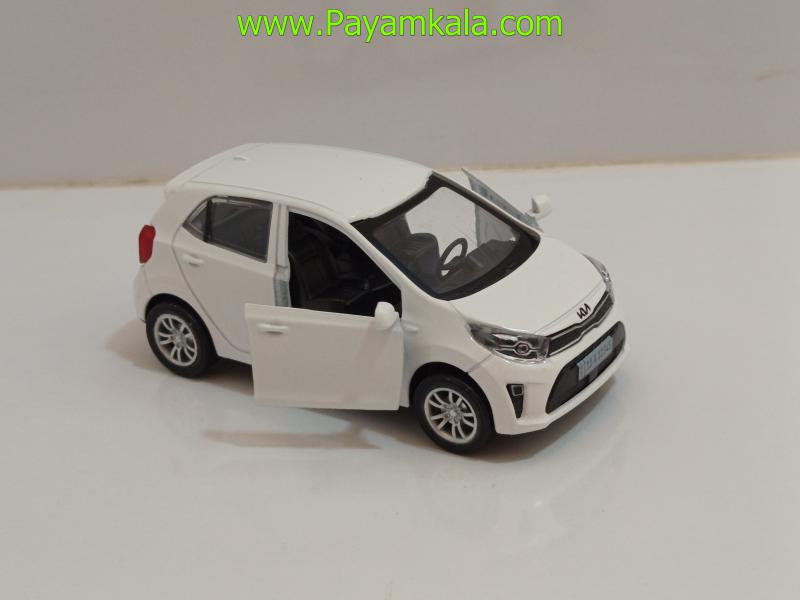 ماشین فلزی کیا مورنینگ (1:36 KIA MORNING) سفید