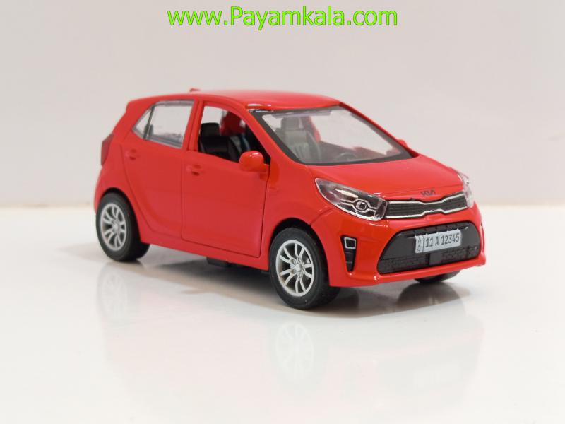ماشین فلزی کیا مورنینگ (1:36 KIA MORNING) قرمز