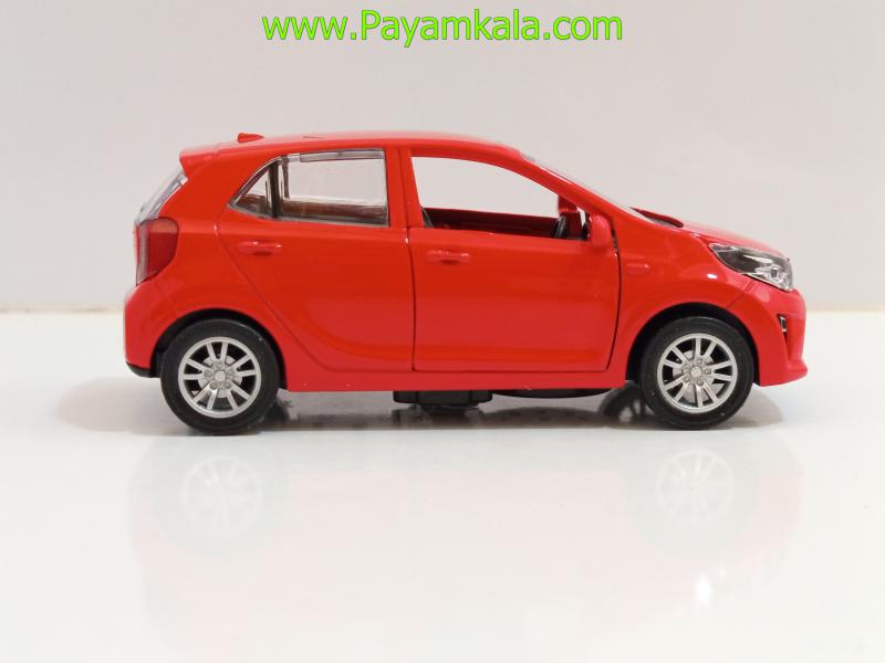 ماشین فلزی کیا مورنینگ (1:36 KIA MORNING) قرمز