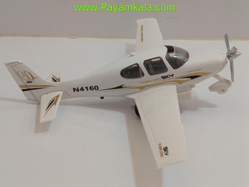 ماکت هواپیمای Cirrus SR22 | مدل فلزی چراغدار و موزیکال ✅