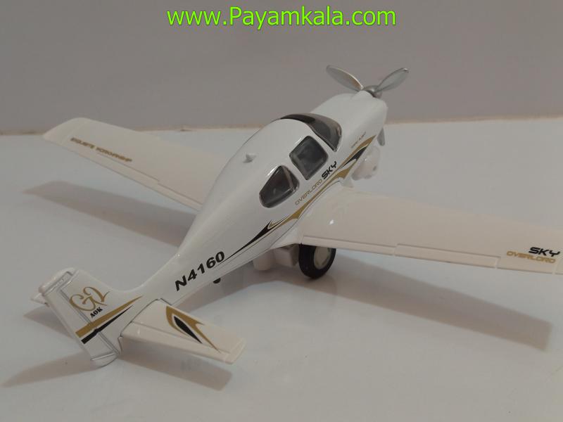 ماکت هواپیمای Cirrus SR22 | مدل فلزی چراغدار و موزیکال ✅