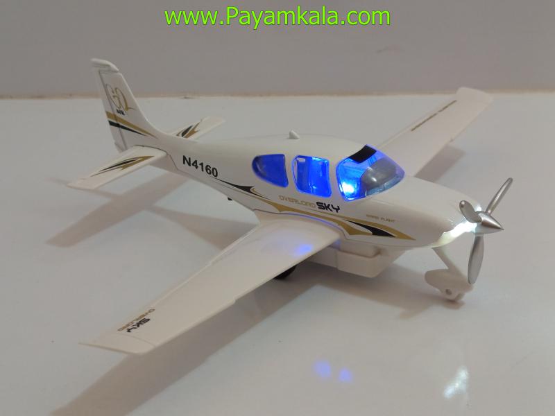 ماکت هواپیمای Cirrus SR22 | مدل فلزی چراغدار و موزیکال ✅
