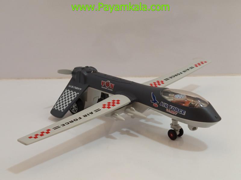 ماکت پهپاد نظامی MQ-1 Predator سرمهای | مدل Air Force U.S. Navy
