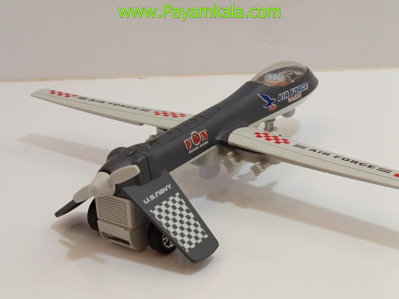 ماکت پهپاد نظامی MQ-1 Predator سرمهای | مدل Air Force U.S. Navy