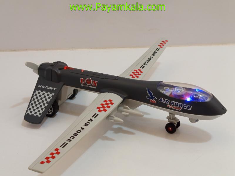 ماکت پهپاد نظامی MQ-1 Predator سرمهای | مدل Air Force U.S. Navy
