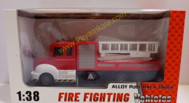 ماکت ماشین آتشنشانی بالابردار عقب‌کش (6001 1:38) قرمز