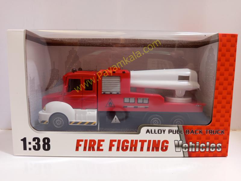 ماکت ماشین آتشنشانی مه پاش عقبکش (6001 1:38) قرمز