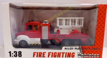 ماکت ماشین آتشنشانی 911 عقب‌کش (6001 1:38) قرمز