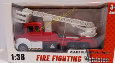 ماکت ماشین آتشنشانی نردبان دار عقب‌کش (6001 1:38) قرمز