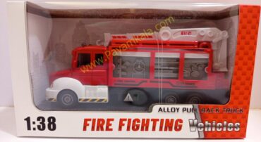 ماکت ماشین آتشنشانی جرثقیل عقب‌کش (6001 1:38) قرمز