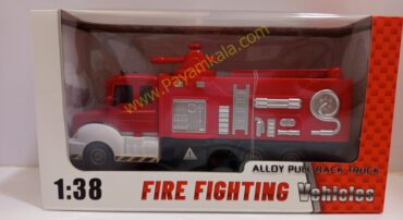 ماکت ماشین آتشنشانی آب پاش عقب‌کش (6001 1:38) قرمز