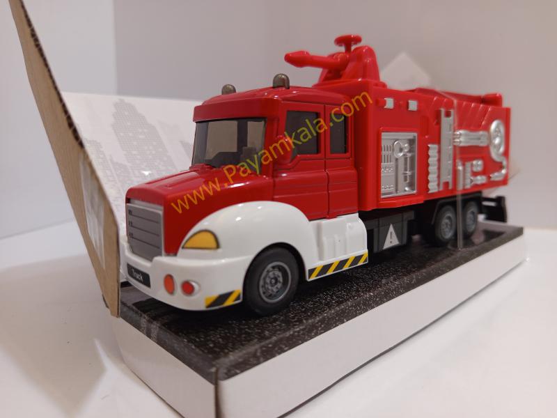 ماکت ماشین آتشنشانی آب پاش عقبکش (6001 1:38) قرمز