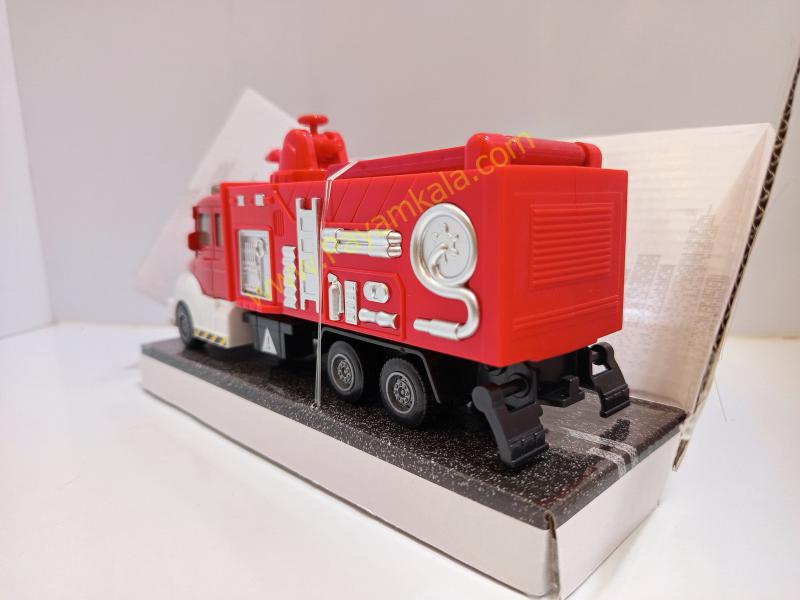 ماکت ماشین آتشنشانی آب پاش عقبکش (6001 1:38) قرمز